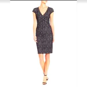 ST. JOHN COLLECTION  Textured Bodycon Dress